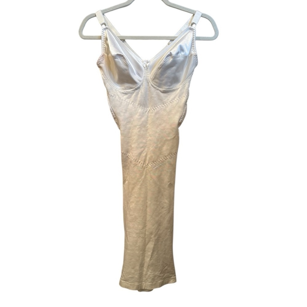 Vintage Crown-ette Women's Full Girdle Slip Adjustable 38DD Shapewear #4423